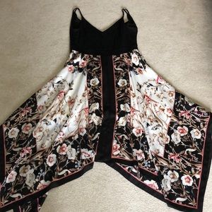 Spaghetti Strap Scarf Dress